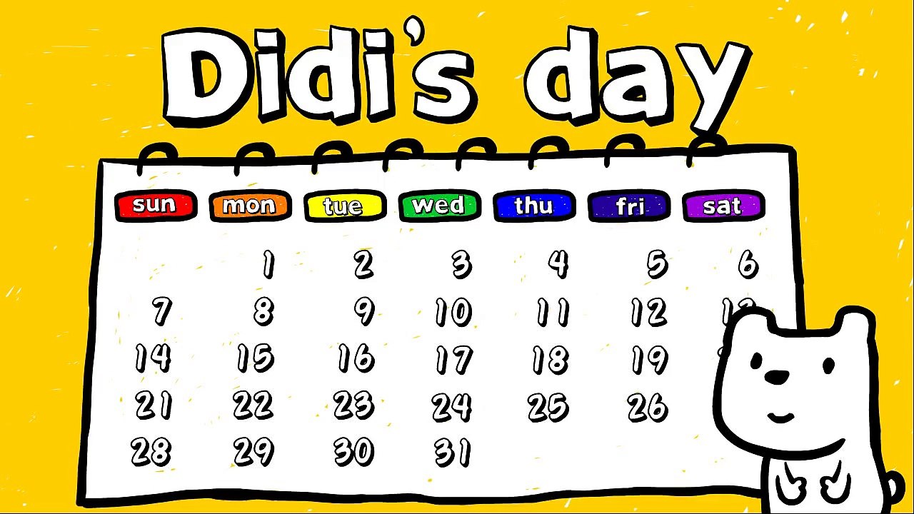 Didis day 9 - Whats your name - Dessin animé éducatif en anglais - Genikids