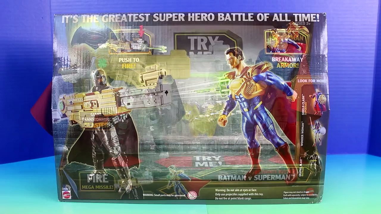 Batman Vs. Superman Ultimate Battle With Batmobile & Giant Transforming Blaster