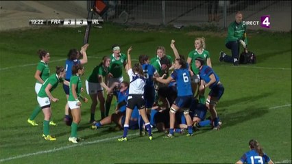 Six Nations féminin: France - Irlande : 1er essai