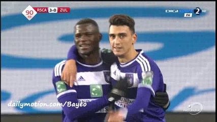 Matias Suarez Goal HD - Anderlecht 3-0 Waregem - 13-02-2016 Jupiler League