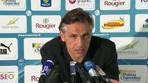 Réaction de Régis Brouard après Chamois Niortais - Stade Brestois 29