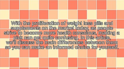 4 Kinds Of Weight Loss Supplements