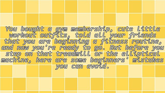 Mistakes To Avoid When Starting A Fitness Routine