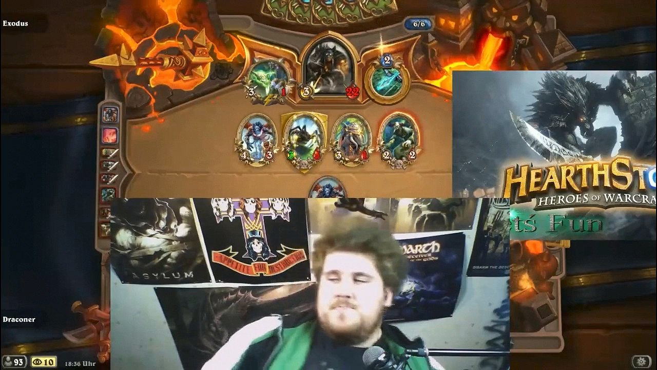 Drachenlord frisst Pizza und rastet bei Hearthstone aus