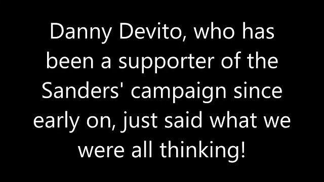 Danny DeVito trashes the New York Times, praises Bernie Sanders (News World)