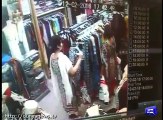 Karachi - Watch how these women are stealing ready made dresses from a shop