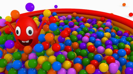 3D Color Ball Show for Kids Learn to Count Numbers 1 to 10 with Eggs Surprise 123 [DuckDuckKidsTV]