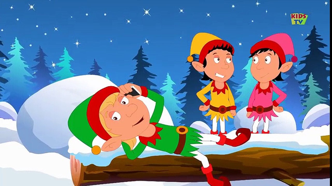 Five Fat Santas | Five Little Santas | Nursery Rhymes