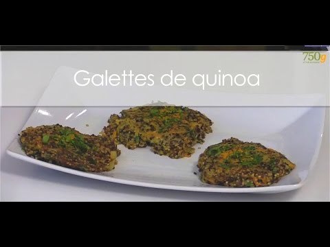 Recette de Galettes de quinoa aux légumes - 750 Grammes