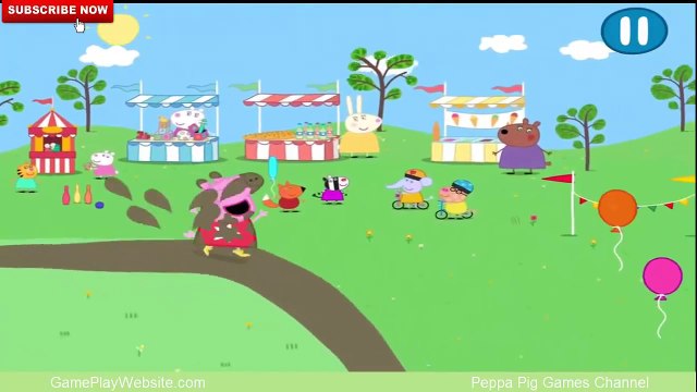 Peppa Pig Daddy Pigs Puddle Jump Game in English - iOS One Player
