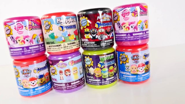 8 Surprise Eggs Fashems Mashems MLP TMNT Disney Princess Sofia Paw Patrol Power Rangers