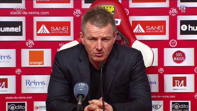 Reims 0-1 Bastia : Conf. d'après-match de O. Guégan