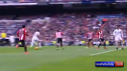 Zidane feliz con el gol de James Rodriguez vs Athletic • 2016