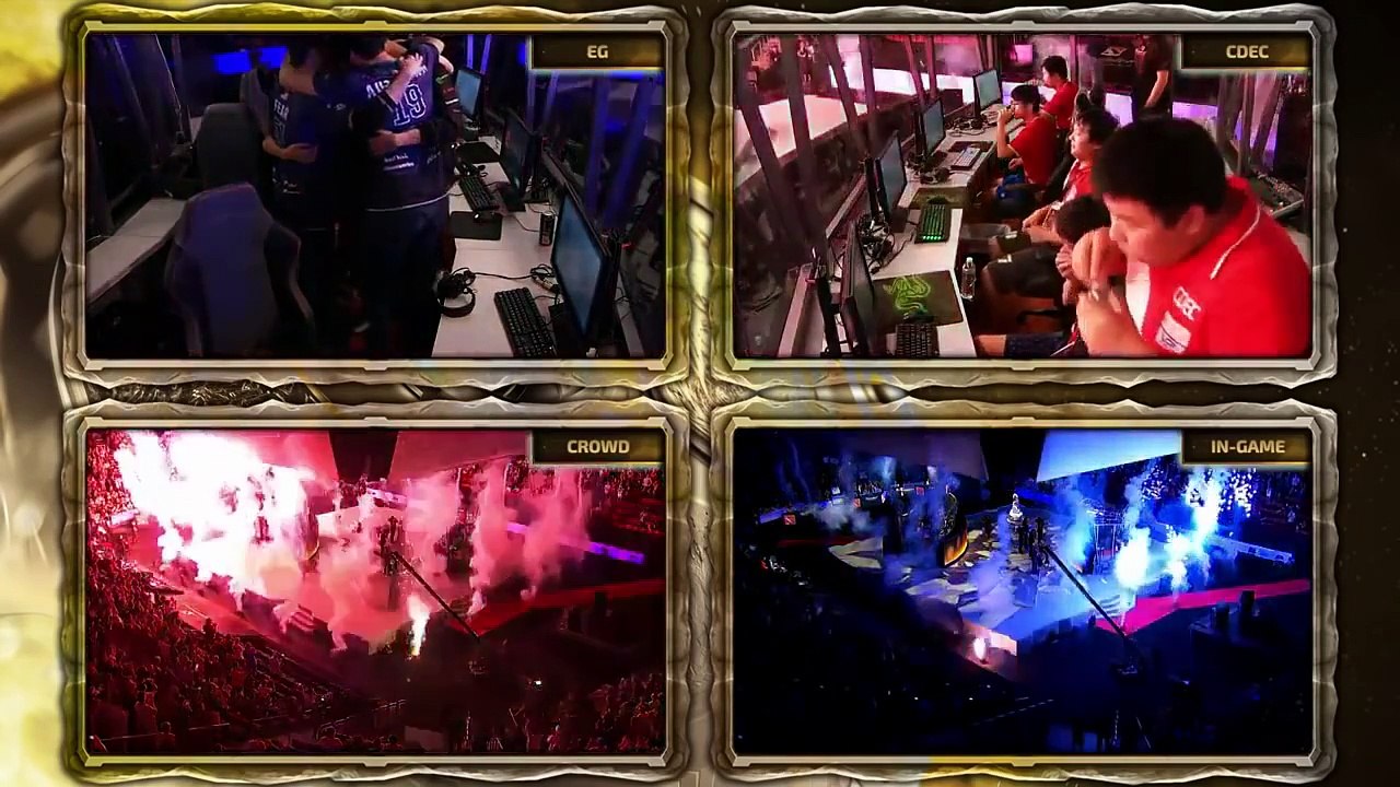 Dota 2 EG vs CDEC The Grand Final, Final Moments Multicam TI5