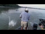 Jumping Silver Carp With John & Joey