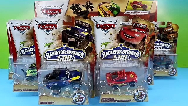 DIsney Pixar Cars The Radiator Springs 500 1/2 Race Cars & Off Road Rally Race Track Set U
