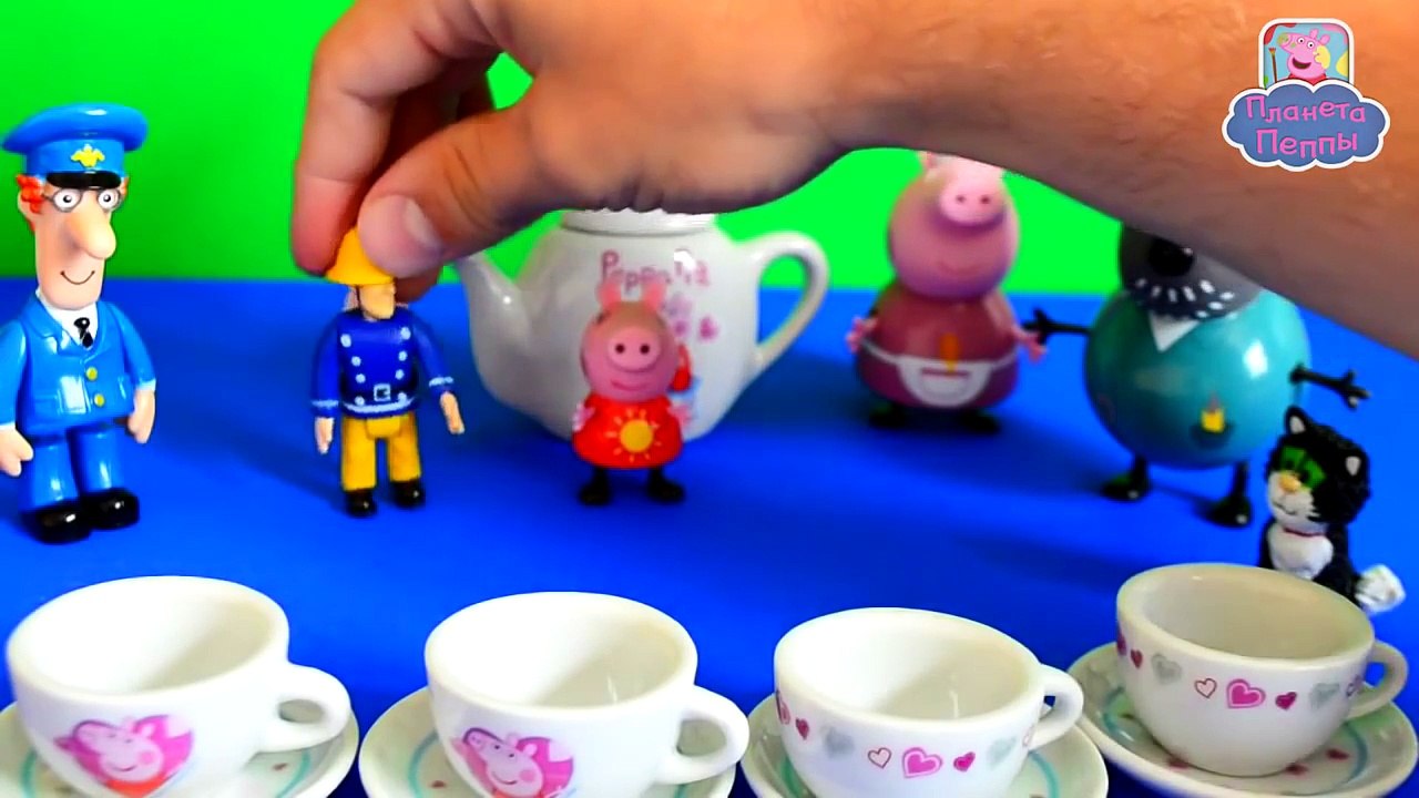 СВИНКА ПЕППА угощает чаем своих друзей. Мультики про Свинку Пеппу. Домик Пеппы новые серии
