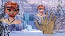 Frozen Finger Family Disney Songs Nursery Rhymes Daddy Finger Anna Elsa Olaf