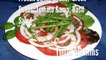 French String Beans/ Green Beans, Tomato & Basil Salad Recipe