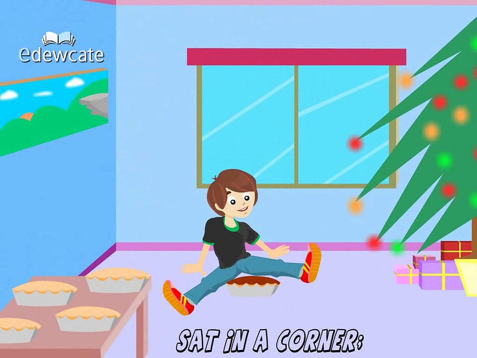 little jack horner sat in a corner nursery rhym...