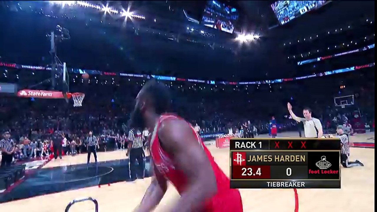 Three Point Contest James Harden Tiebreaker February 13/2016 NBA All