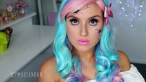 Cracked Broken Doll Tutorial ♡ Pretty & Easy Halloween Makeup!