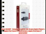 Ideus SCLIGHT - Cargador de coche USB 1A para Apple iPhone 5 Apple iPod Touch (5ª generación)