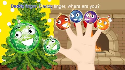 Christmas Tree Finger Family Nursery Rhymes Lyrics