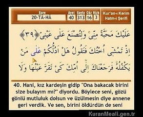 Taha Suresi: Oku, Dinle & Meali 📖