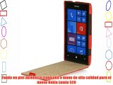 StilGut UltraSlim funda exclusíva en piel auténtica para el Nokia Lumia 520 rojo
