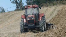 Case IH Maxxum 5130 & cover crop Quivogne