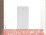 Bakth LP-10000-KS10 - Batería externa (Li-po 10000 mAh USB) color blanco