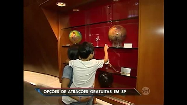 SBT Brasil mostra opções de atrações gratuitas em São Paulo