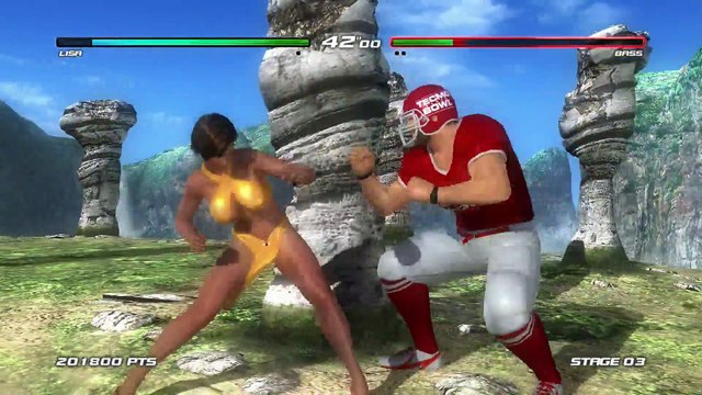 DEAD OR ALIVE 5 LAST ROUND PS4 ARCADE NORMAL - LISA NUDE MOD