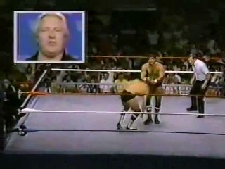 Don Muraco vs Bob Bradley   Championship Wrestling Aug 23rd, 1986