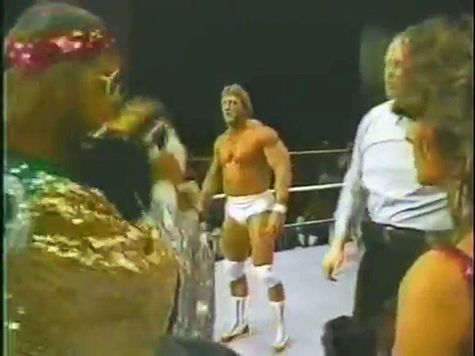 Paul Orndorff & Tito Santana vs Randy Savage & Bob Orton   Championship Wrestling May 3rd, 1986