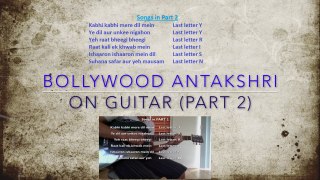 Bollywood Antakshari on guitar - Part 2
