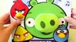 Angry Birds HD Cartoon Angry Birds Game Angry Birds awesome toys and green pig PlayClayTV
