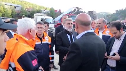 Madencileri kurtarma çalışmalarından son görüntüler
