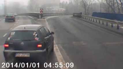 Comment esquiver un Road Rage! Pas mal...