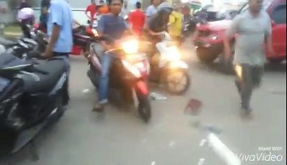 Kejar-kejaran Menegangkan Pengkapan Maling yang Mau Kabur di Perumahan Marbella