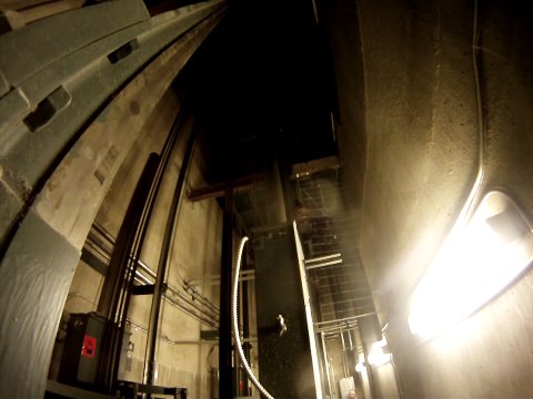 Modernisation Ascenseur - Elevator - Vidéo du Net - Test Parachute Cabine