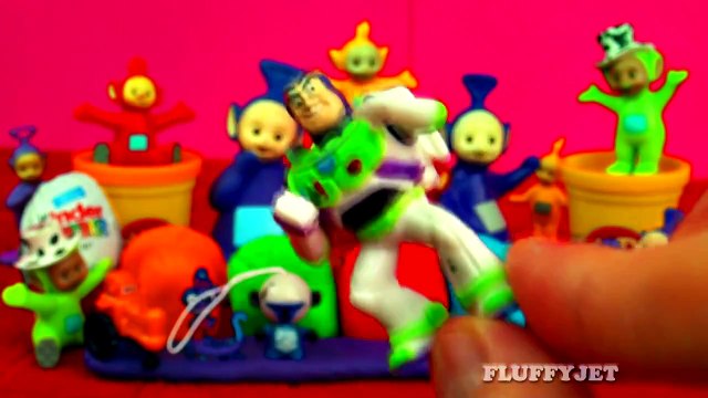 Play Doh Surprise Eggs Teletubbies Disney Cars Spongebob Angry Birds Playdough Spiderman Smurfs Toys