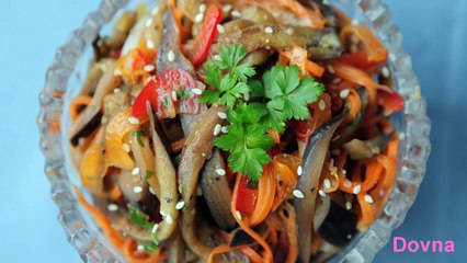 баклажаны по-корейски салат рецепт