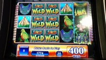 JUNGLE WILD Penny Video Slot Machine with FREE SPIN BONUS Las Vegas Casino