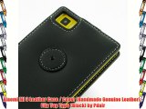 Xiaomi MI 3 Leather Case / Cover (Handmade Genuine Leather) - Flip Top Type (Black) by Pdair