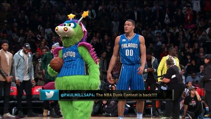 Aaron Gordon Under-the-Legs, Over the Mascot Dunk