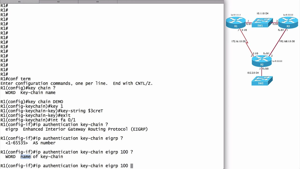 330.Configuring Neighbor Authentication
