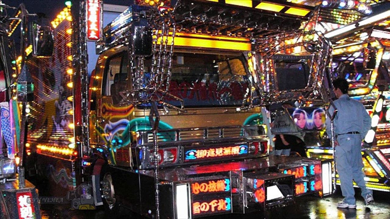 Японские грузовики Dekotora. Тюнинг грузовых автомобилей своими руками 2016