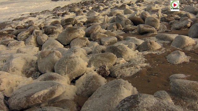 Quiberon: Tempete de neige bretonne - Paris Bretagne Télé